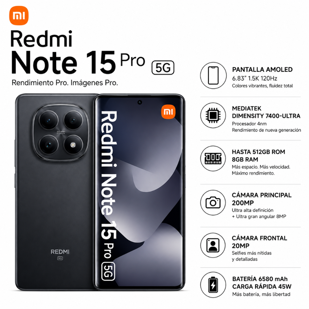 Redmi Note 15 Pro 5G 8GB/512GB