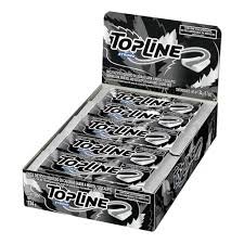 CHICLE TOPLINE STRONG NEGRO