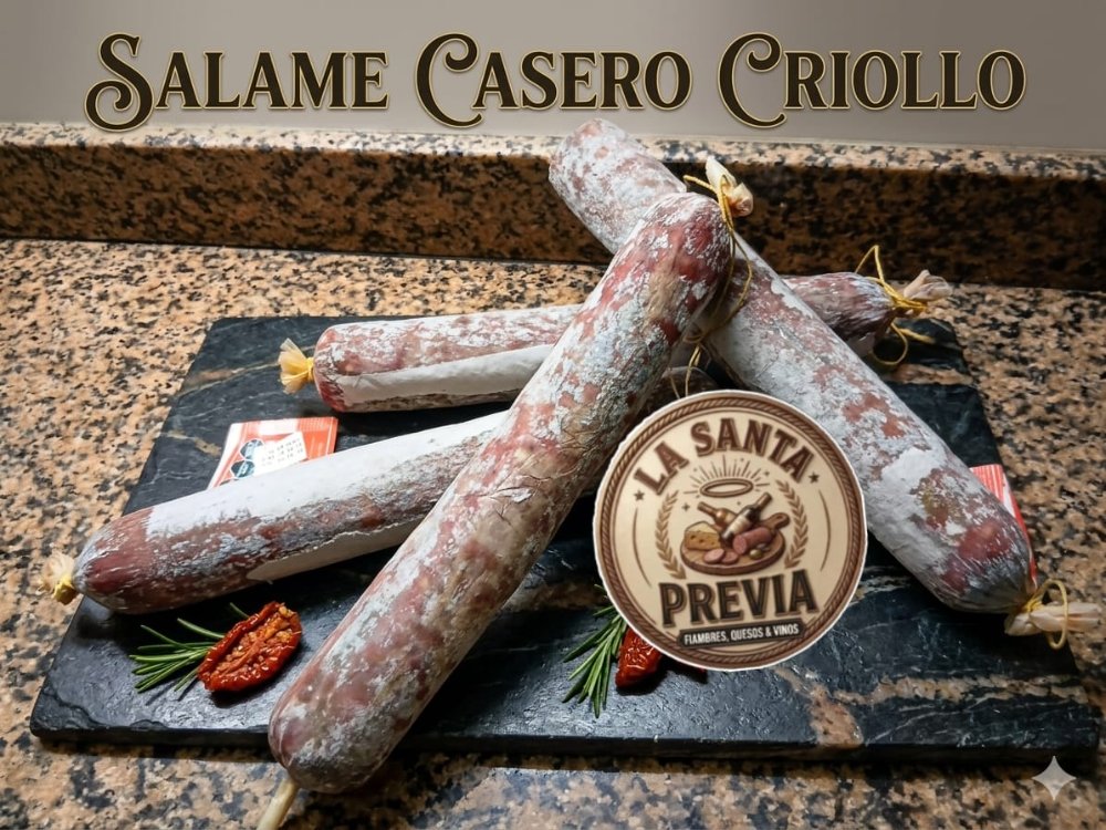 Salame casero criollo