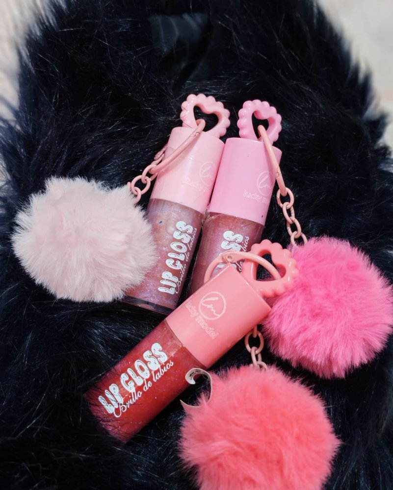 Lip gloss brillo+joyería