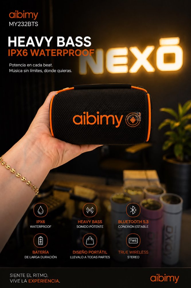 Parlante Aibimy MY232BTS IPX6
