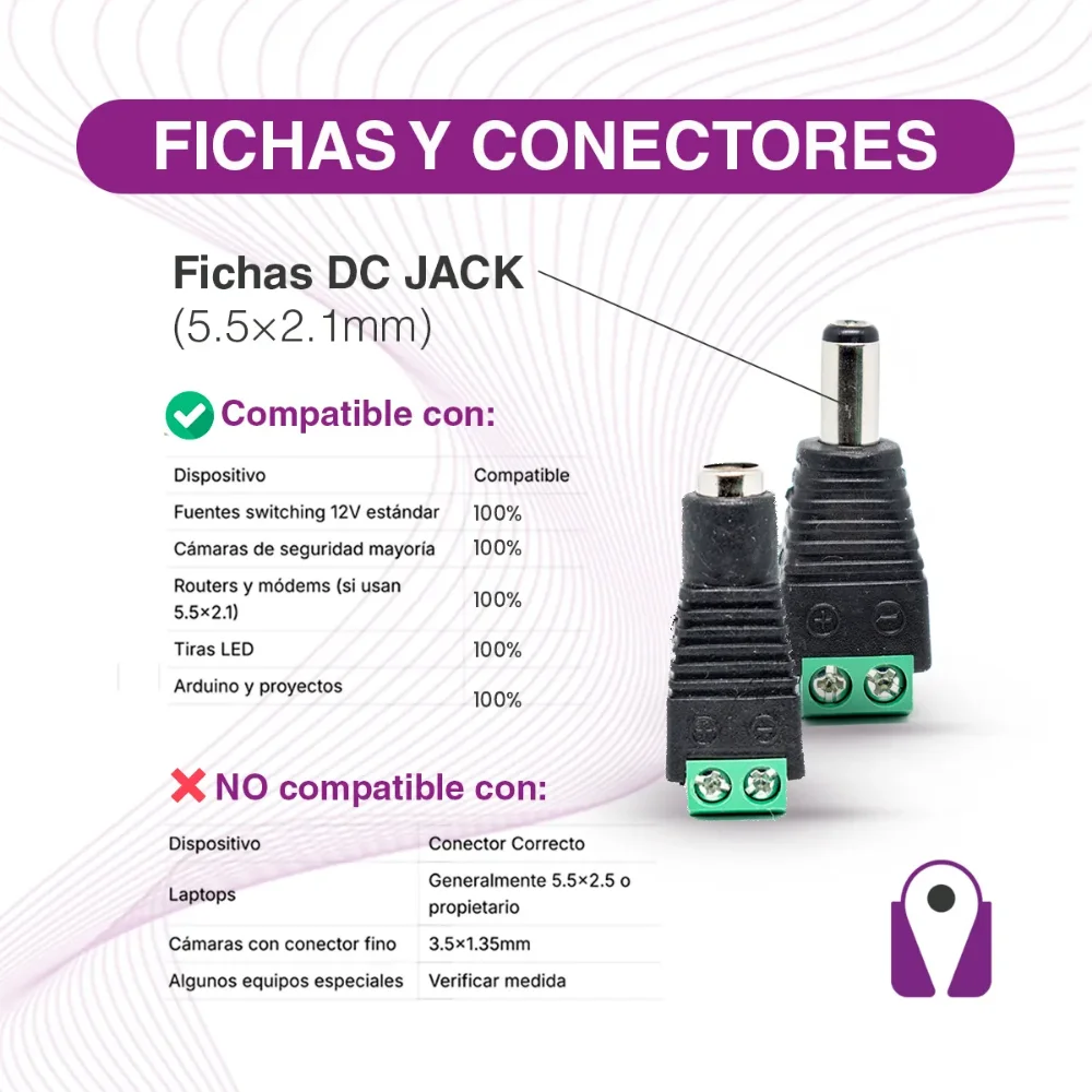 Ficha Plug --precio por par