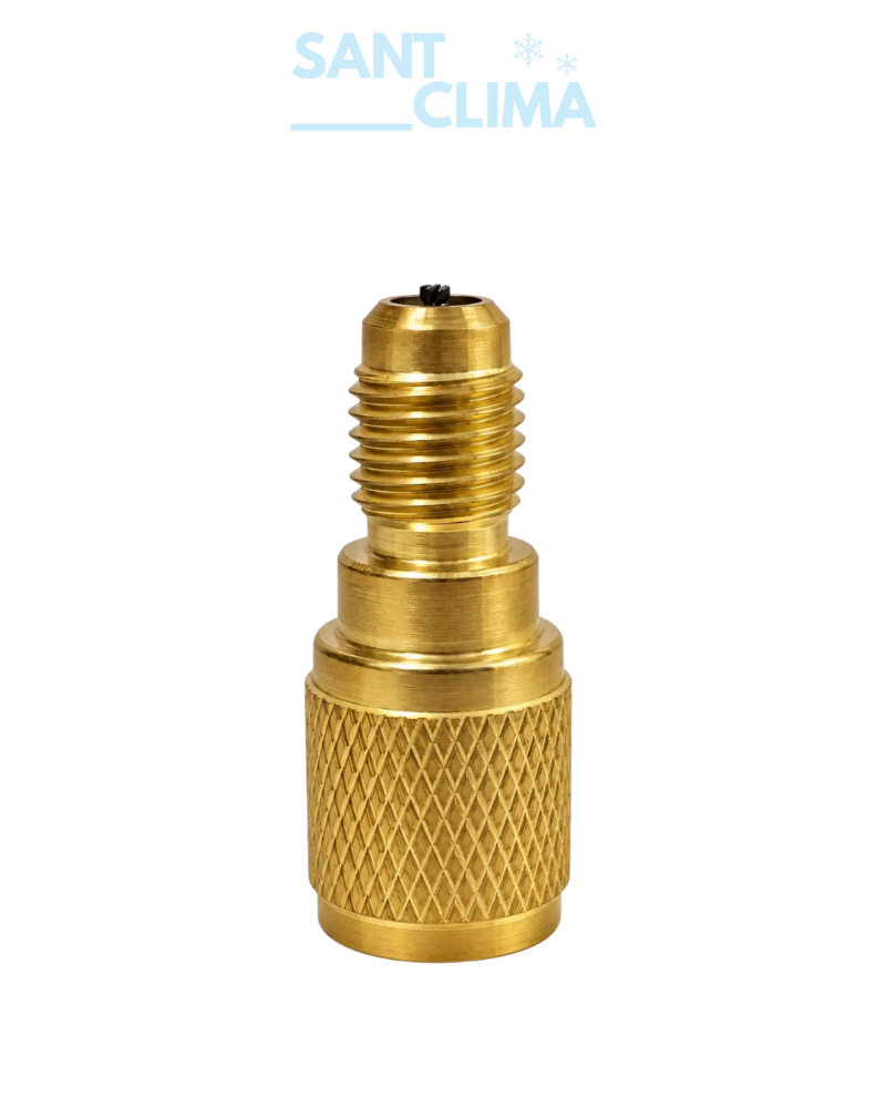 ADAPTADOR PARA MANGUERA  R22 A 410 - BRONCE