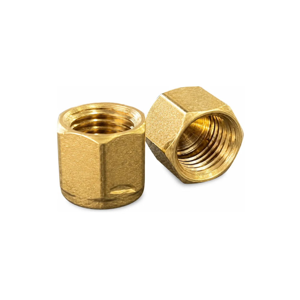 Tapa ciega de 1/4 -- bronce