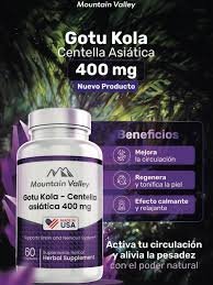 GOTU KOLA- CENTELLA ASIATICA 400MG-MOUNTAIN VALLEY