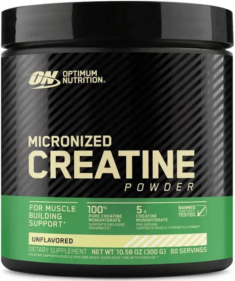 MICRONIZED CREATINE POWDER-OPTIMUN NUTRITION 120 servicios