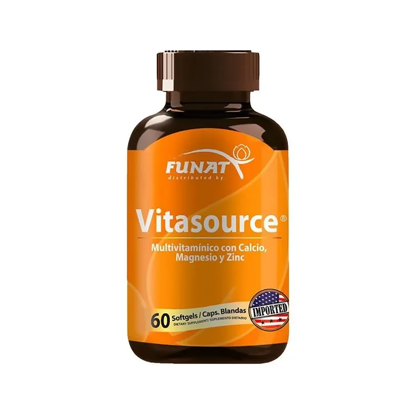 VITASOURCE MULTIVITAMINICO CON CALCIO,MAGNESIO Y ZINC-FUTNAT