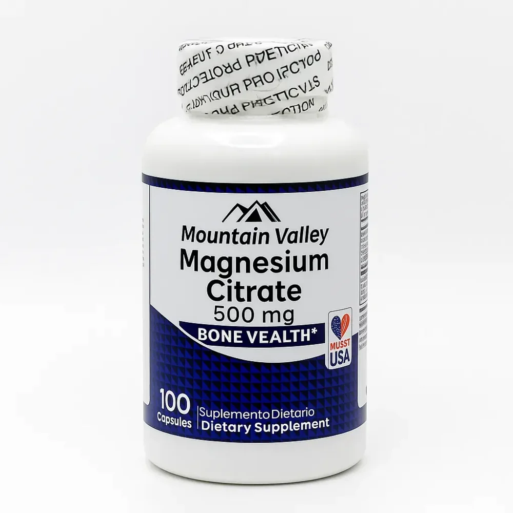 MAGNESIUM CITRATE 500MG- MOUNTAIN VALLEY