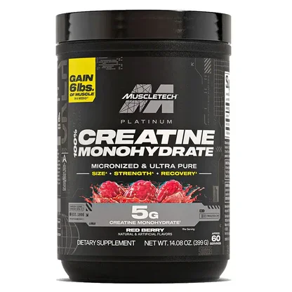 CREATINE PLATIUM MUSCLETECH-RED BERRY Y GRAPE FREEZE