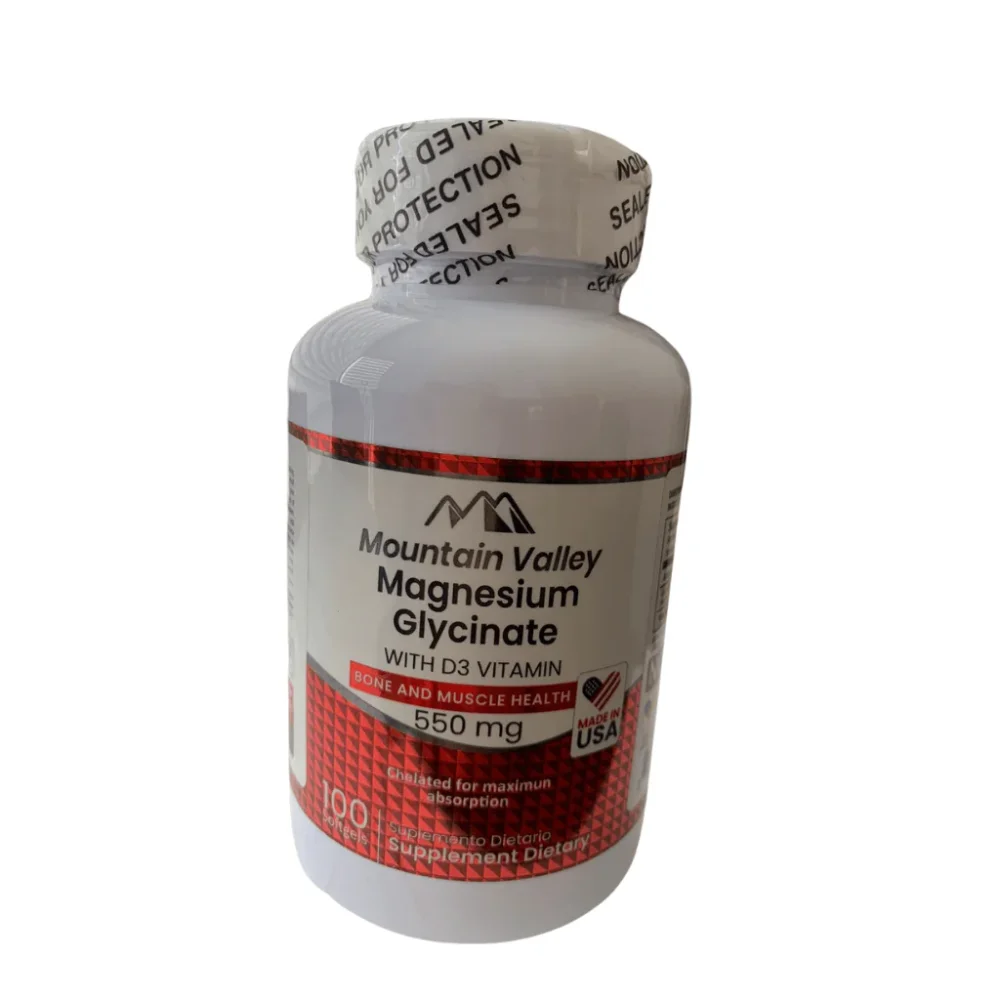 MAGNESIUM GLYCINATE 550MG-MOUNTAIN VALLEY