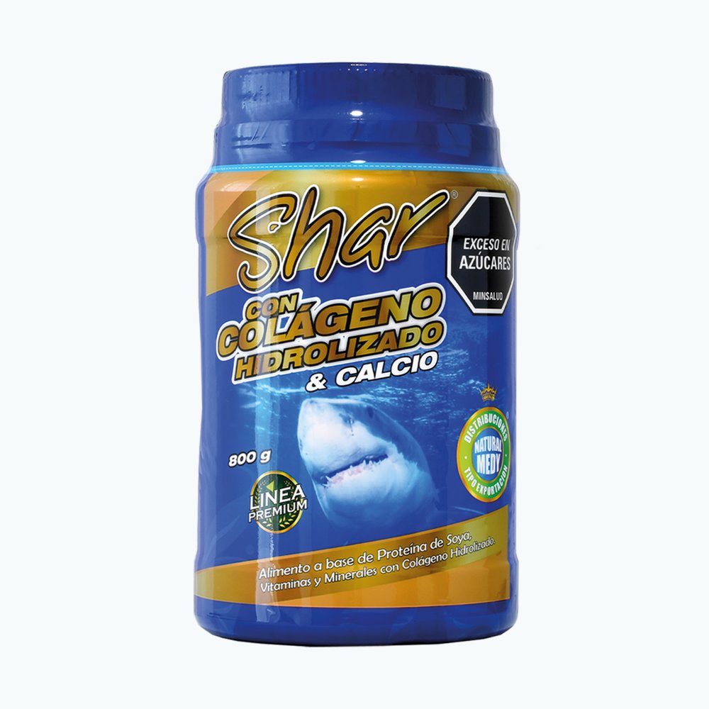 SHAR CON COLAGENO HIDROLIZADO Y CALCIO-NATURAL MEDY