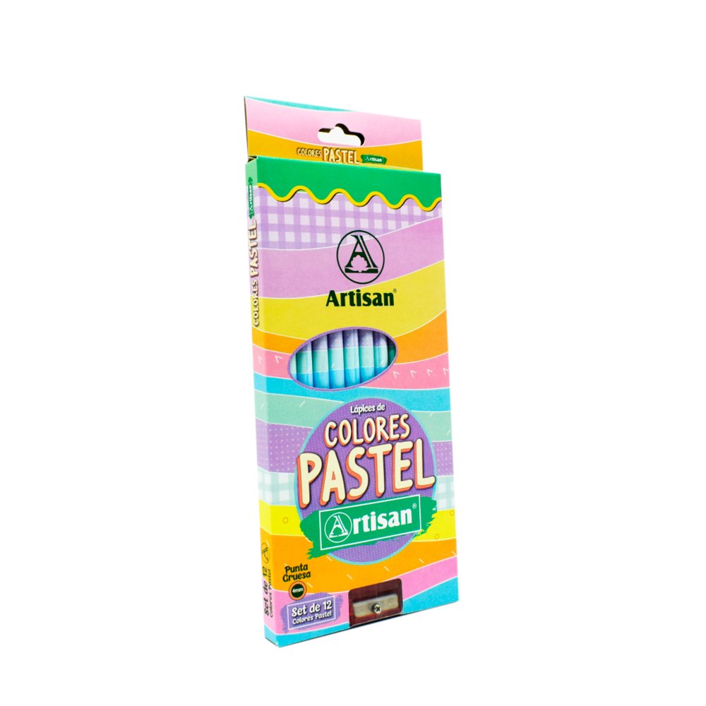 COLORES PASTEL ARTISAN X 12