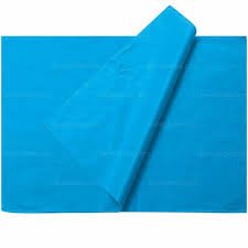 PAPEL SEDA AZUL TURQUESA