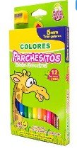 COLORES PARCHESITO 5MM X 12