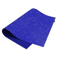 FOAMI ESCARCHADO 4 CARTAS AZUL OSCURO