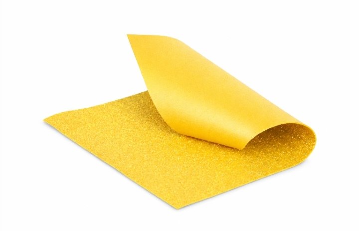 FOAMI ESCARCHADO 4 CARTAS AMARILLO