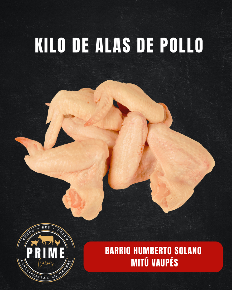 ALAS DE POLLO CON COSTILLAR X 1 KG