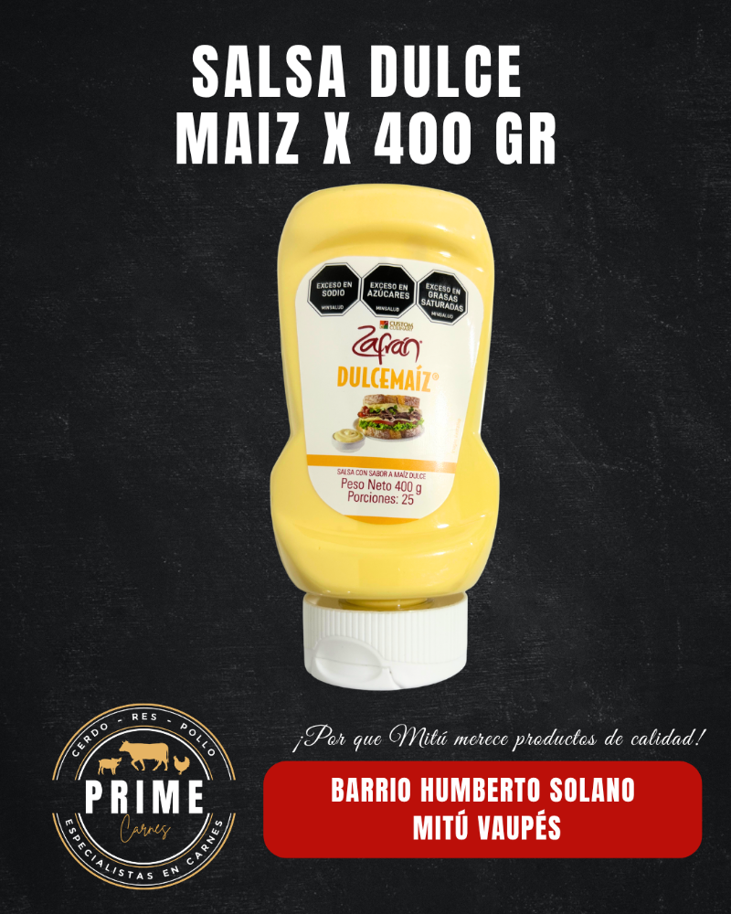 SALSA DULCE MAÍZ X 400 gr