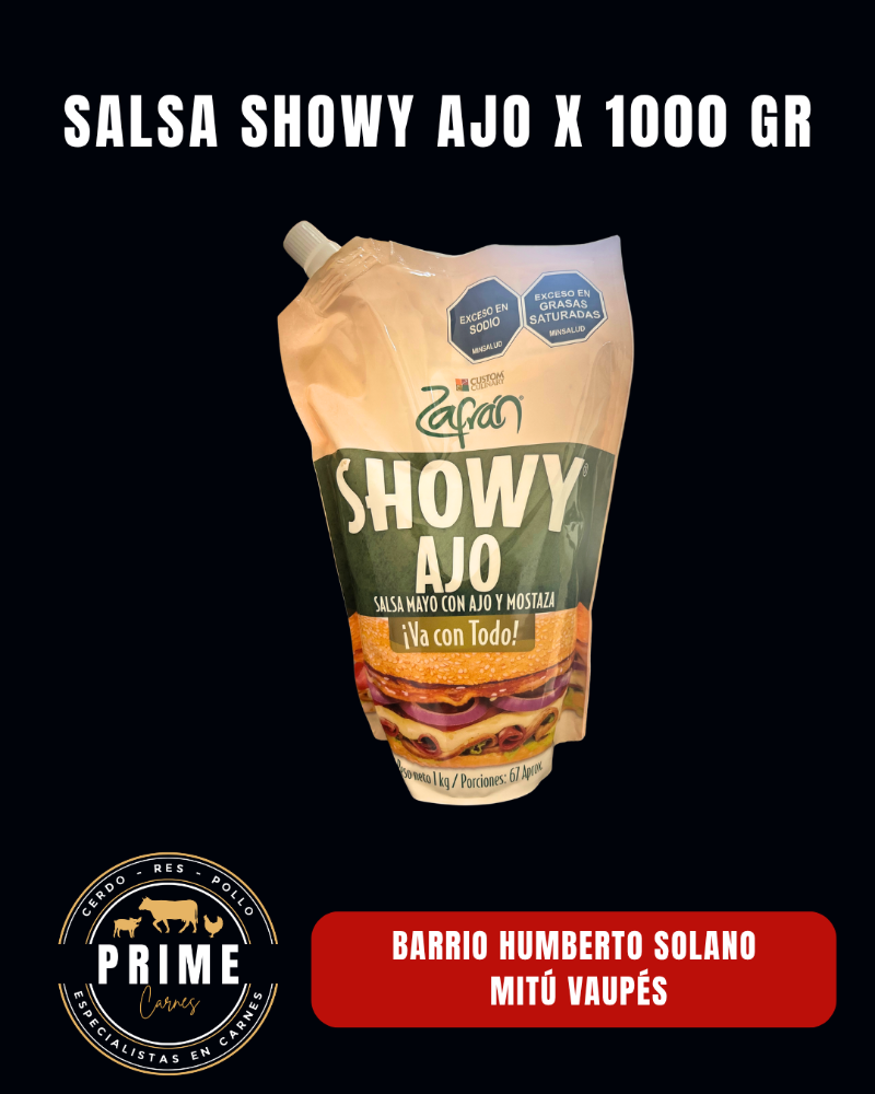 SALSA SHOWY AJO X 1000 GR