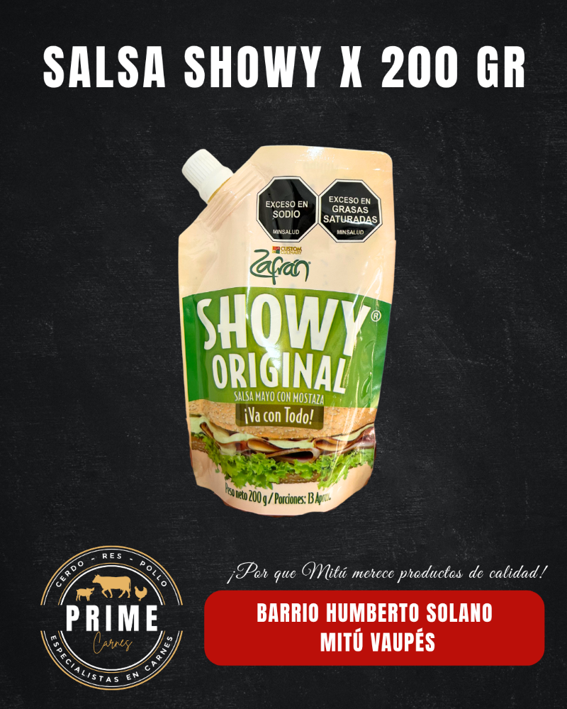 Salsa Showy x 200 gr