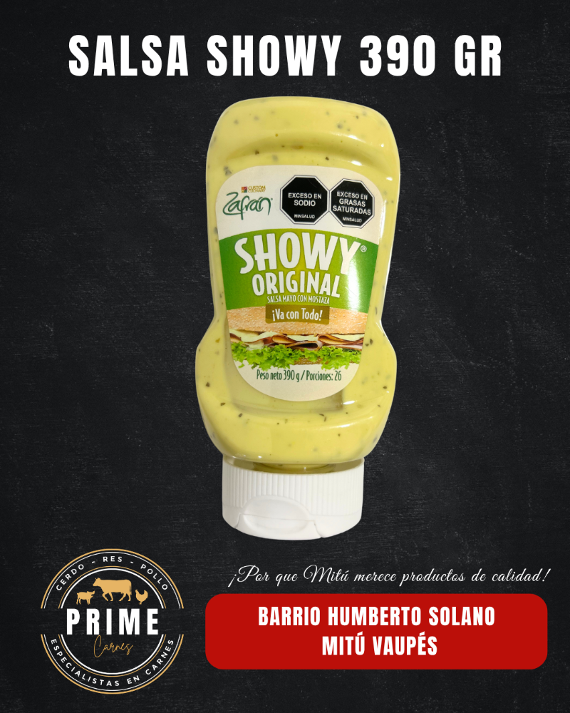 SALSA SHOWY BOTELLA X 390 gr