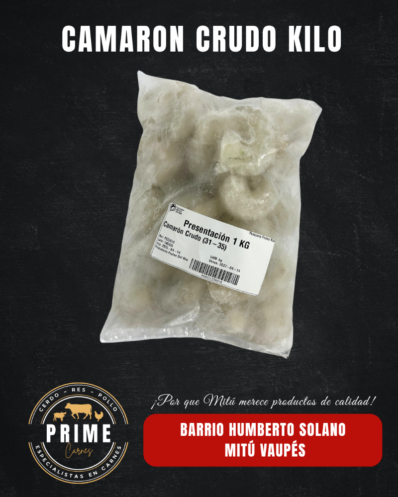 CAMARÓN CRUDO TIGRE KILO