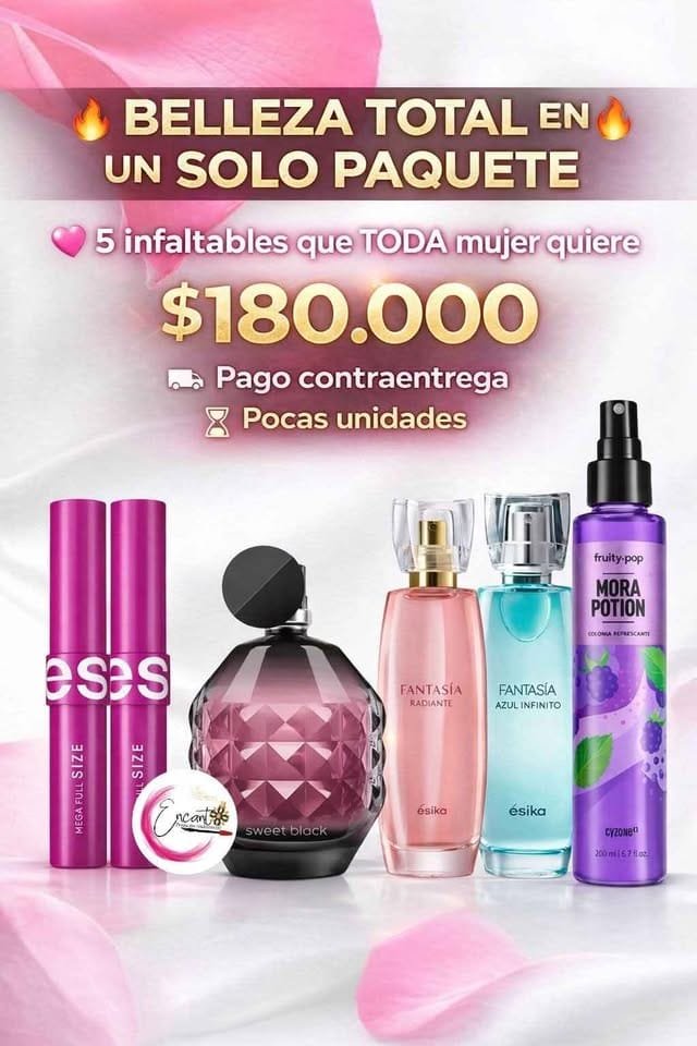 COMBO X6 PRODUCTOS PARA MUJER