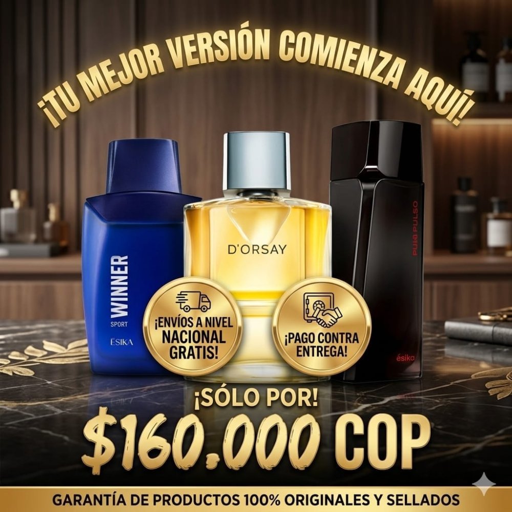SET X3 PERFUMES: DORSAY+WINNER SPORT+PULSO