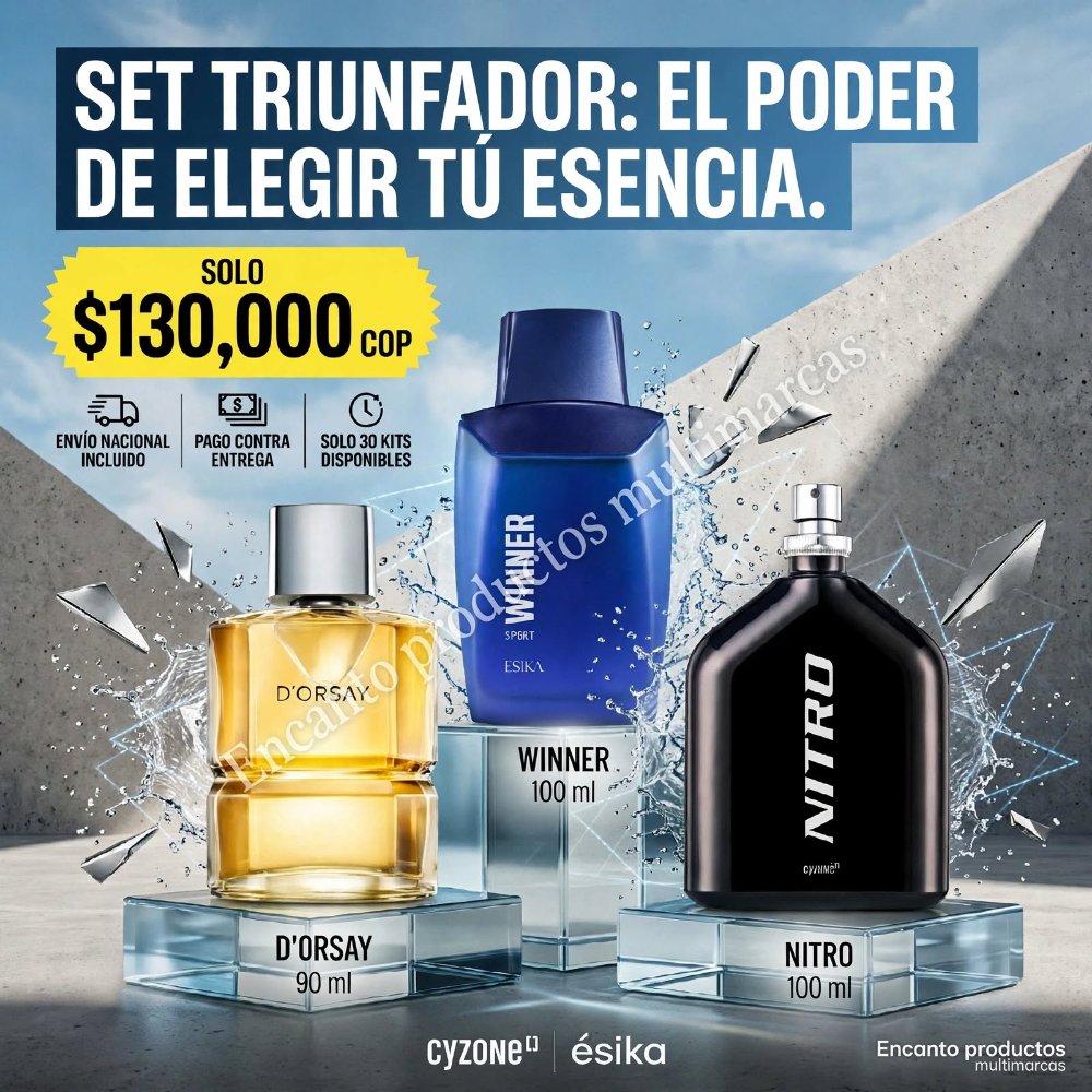 SET TRIUNFADOR: WINNER SPORT+DORSAY+NITRO