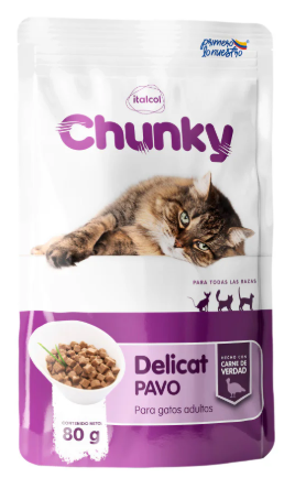 DELICAT TROZOS DE PAVO 80g