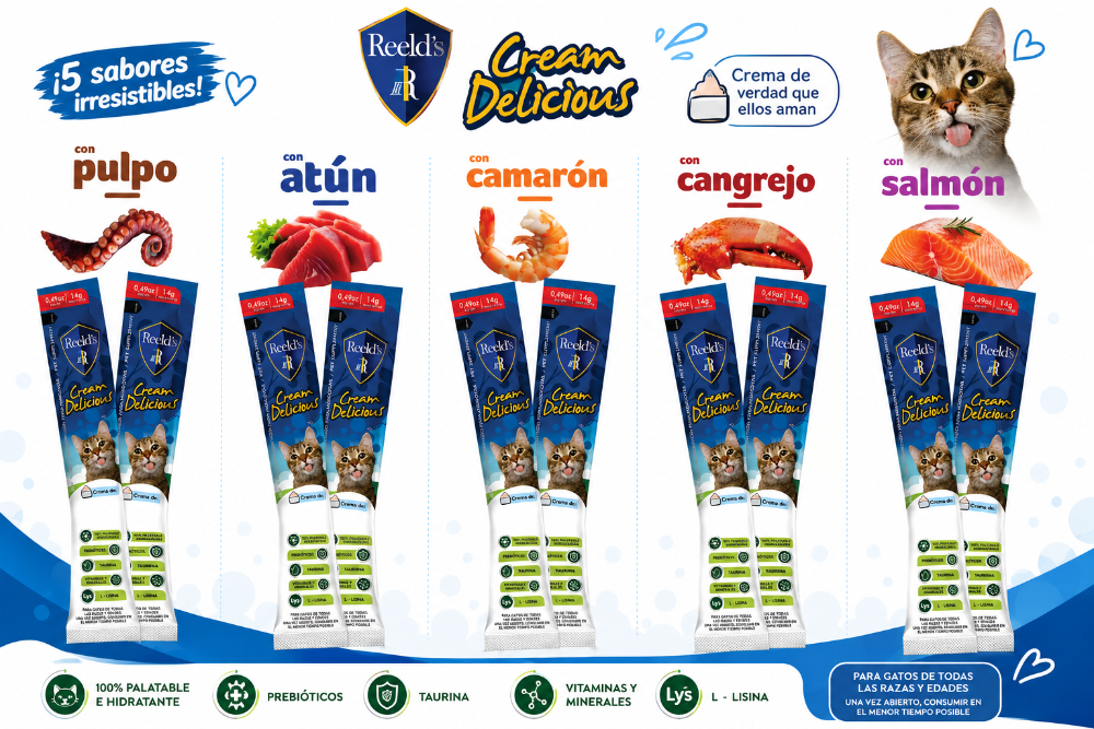 Cream Delicious CAT - sabores del mar surtidos