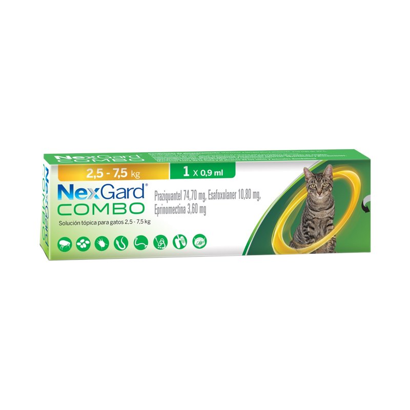 NEXGARD COMBO GATOS LX1DOSIS