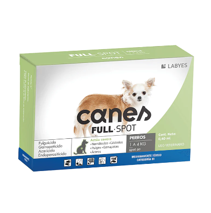 CANES FULL SPOT 1 A 4 KG