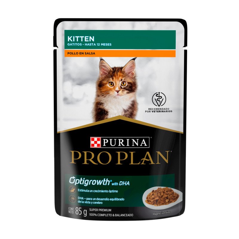 PRO PLAN KITTEN POLLO EN SALSA
