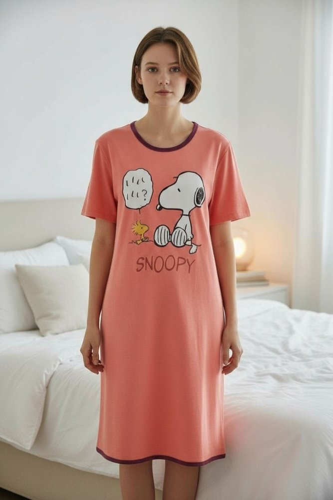 Bata Mujer de dormir Snoopy TS