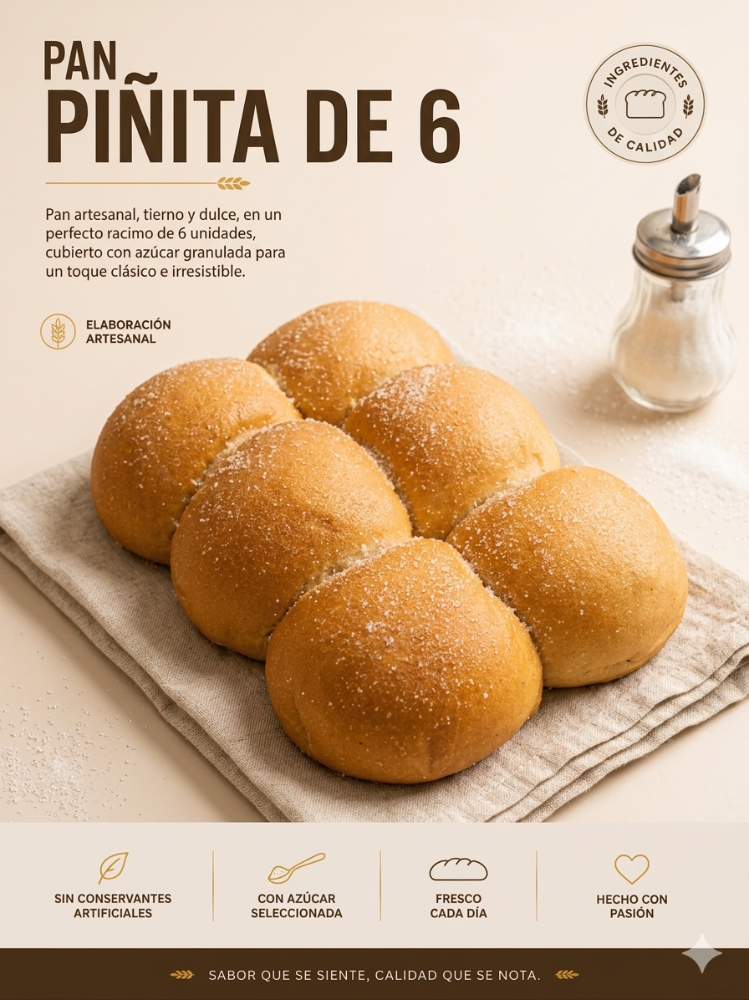 *Pan Piñita x 6