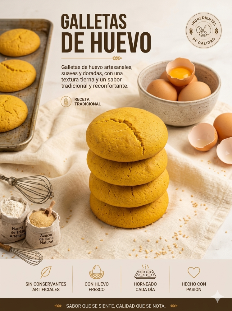 Galletas de Huevo x 4