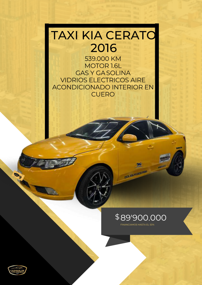 TAXI KIA CERATO 2016