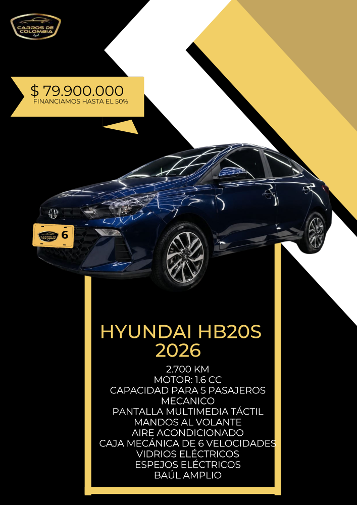 HYUNDAI HB20S 2026