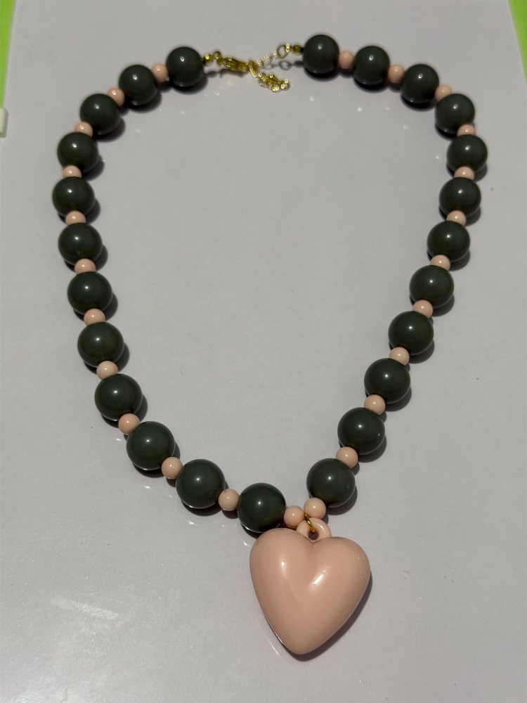 Altezza Collar tendencia gris/rosado cod059