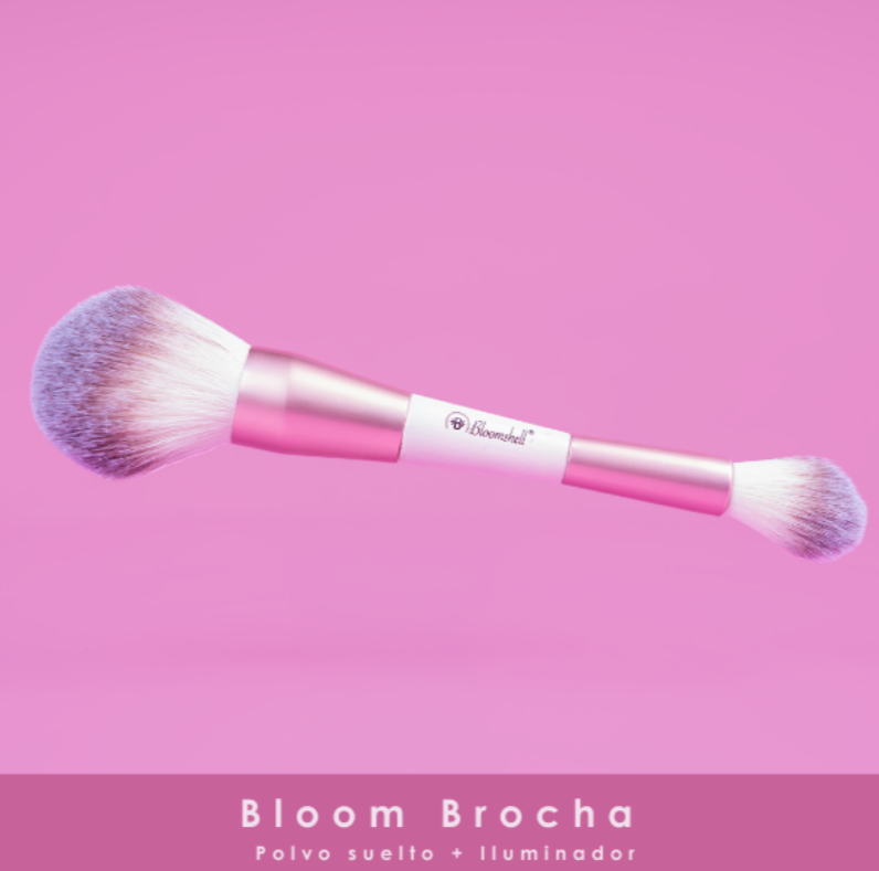 Bloom Brocha polvo suelto + Iluminador