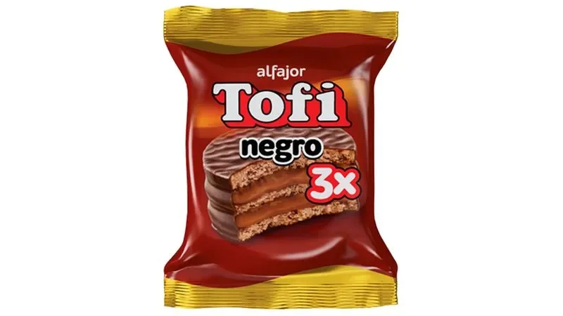 ALFAJOR TOFI TRIPLE NEGRO X 73gr