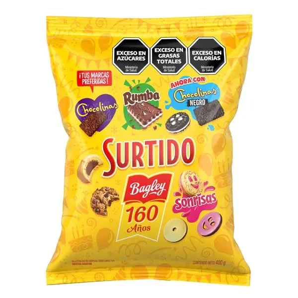 GALL. SURTIDAS BAGLEY X 390gr