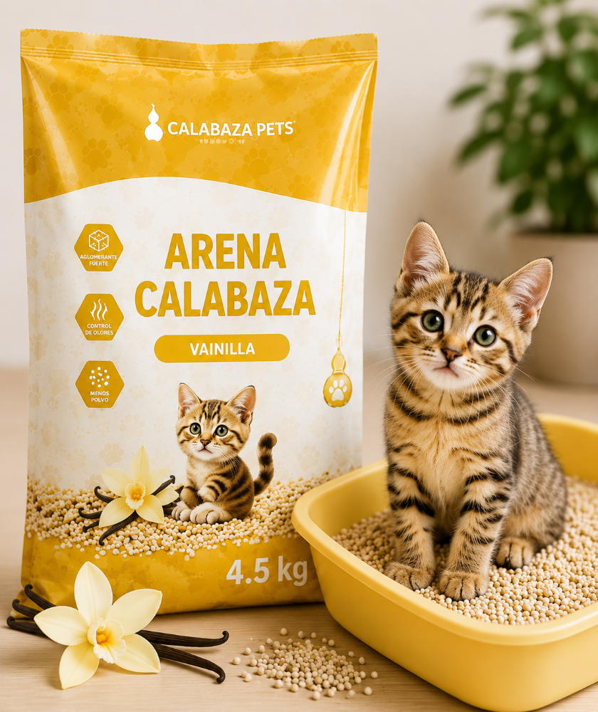 Arena Calabaza Vainilla 4.5 kg