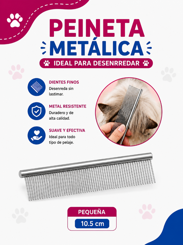 Peineta Metálica A