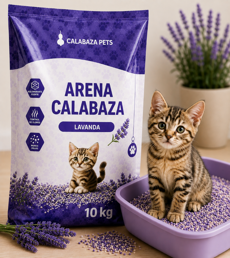 Arena Calabaza Lavanda 10 kg
