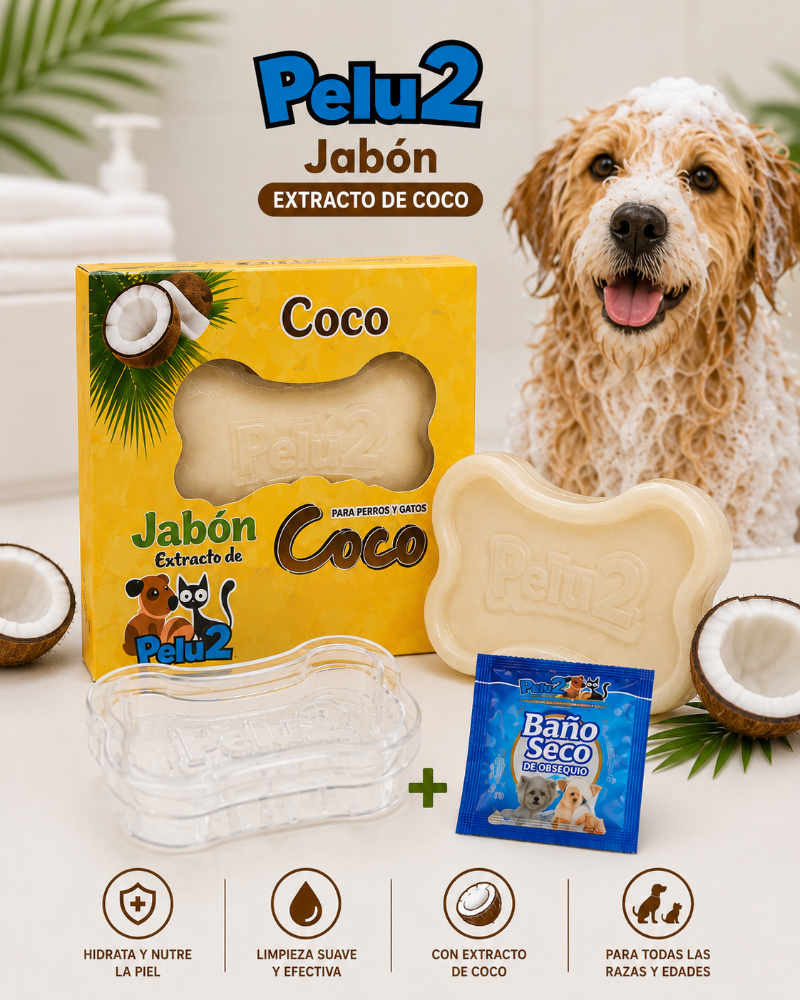 Jabón Pelu2 Coco