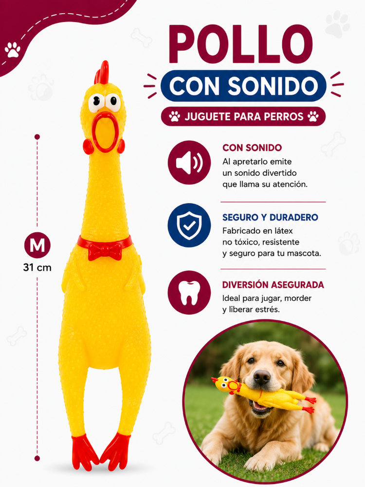 Pollo con Sonido M