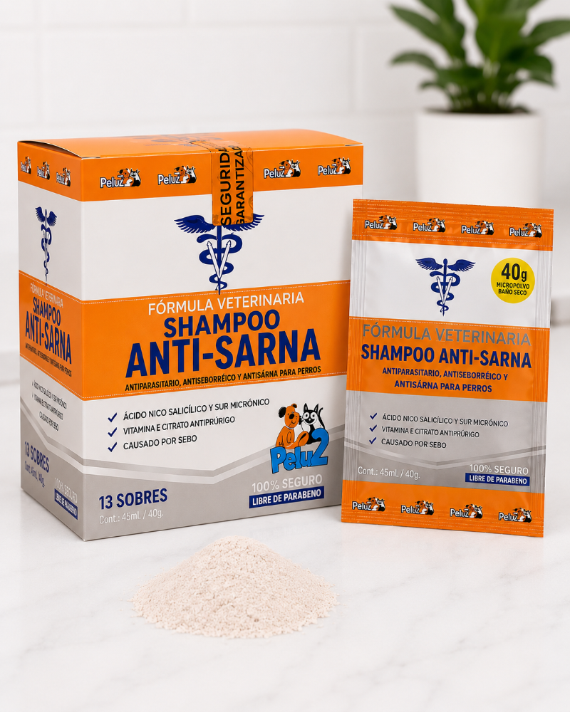 Caja Shampoo Pelu2 Antisarna