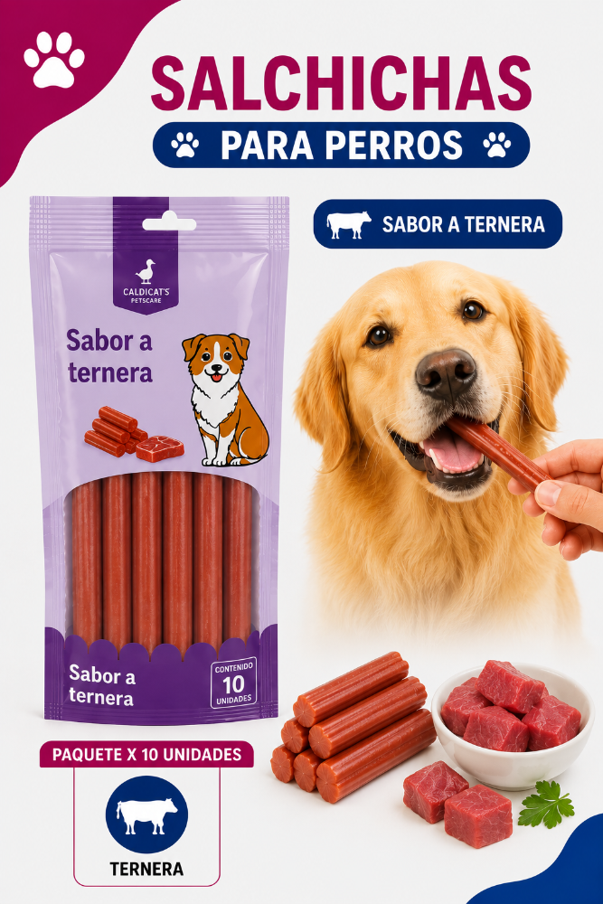 Salchichas Para Perros Ternera